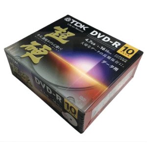 画像: TDK  DVD-R （データ用）4.7GB  10枚パック